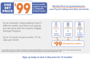 Read more about the article Insulin self pay option-VALyouSave Program flyer from Sanofi